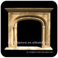 Yellow Marble Fireplace Surround FPS-E088V